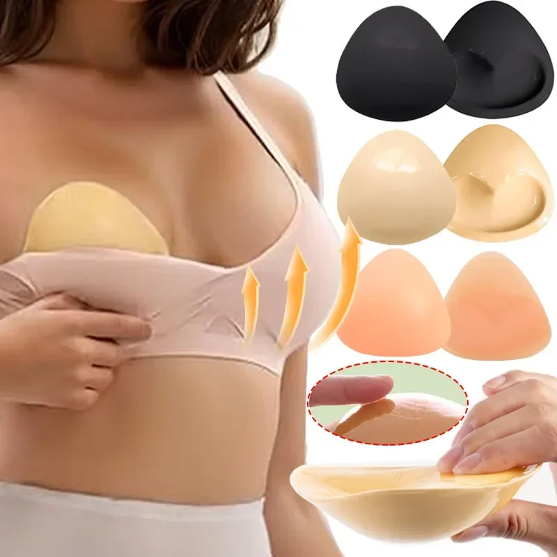 Push Up Bra Silicone - Invisible Push Up Bra Cups Pads