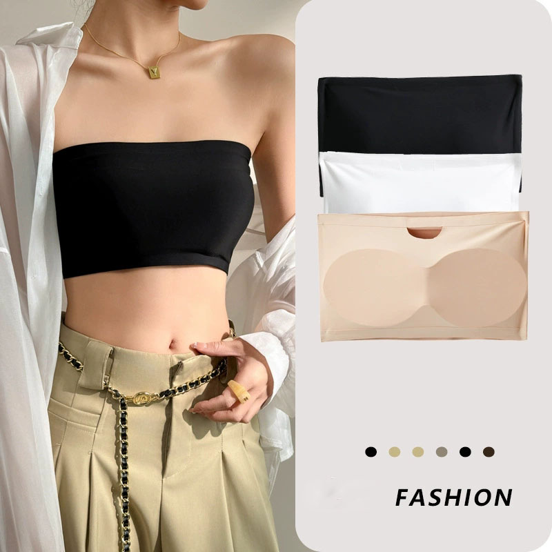 One Piece Sexy Tube Tops Women - Plunge Bra Push Up review and price