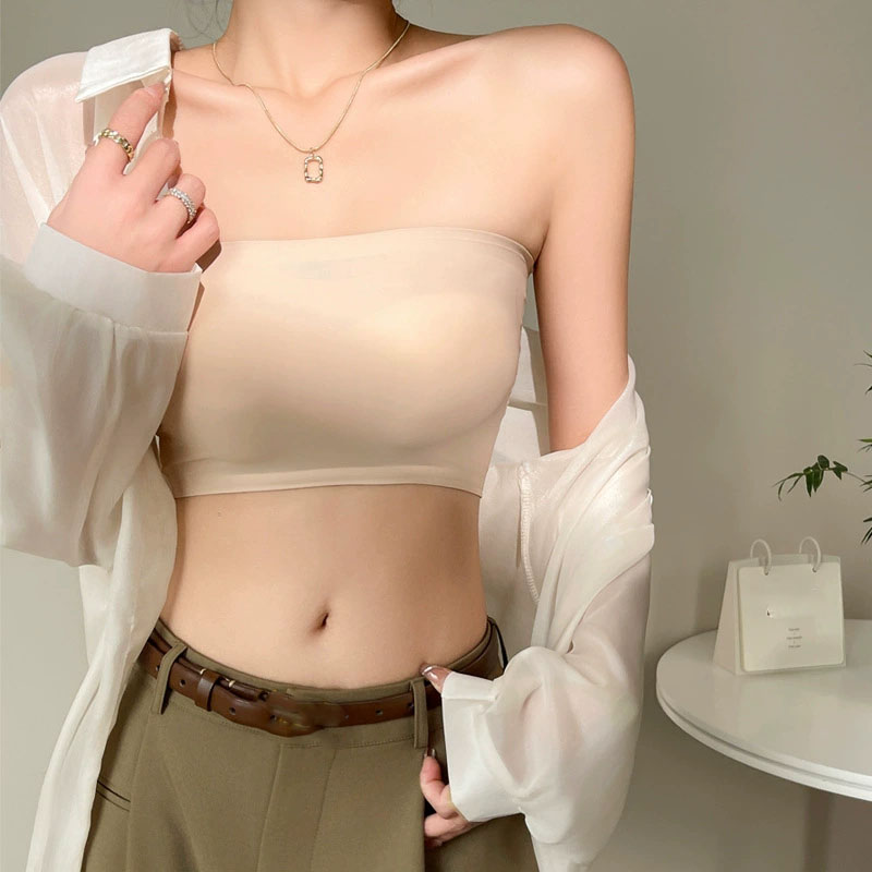 One Piece Sexy Tube Tops Women - Plunge Bra Push Up review and price
