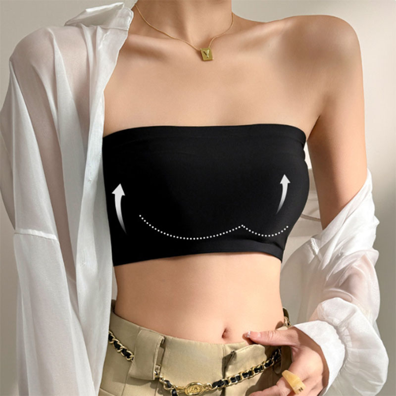 One Piece Sexy Tube Tops Women - Plunge Bra Push Up review and price