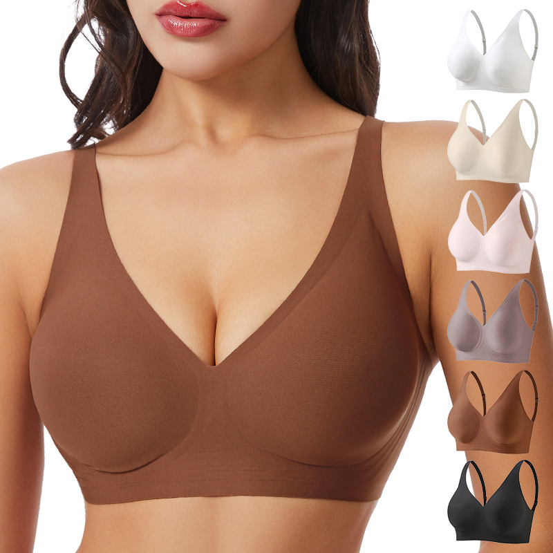 Women's Deep V Jelly Seamless  - Wirefree Bra Comfort review and price