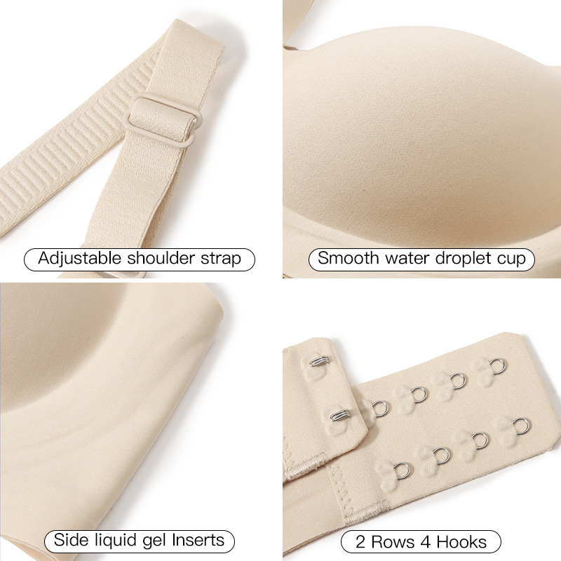 Women's Deep V Jelly Seamless  - Wirefree Bra Comfort review and price