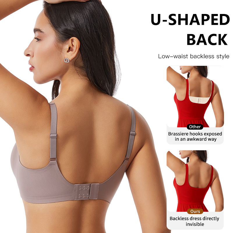 Women's Deep V Jelly Seamless  - Wirefree Bra Comfort review and price