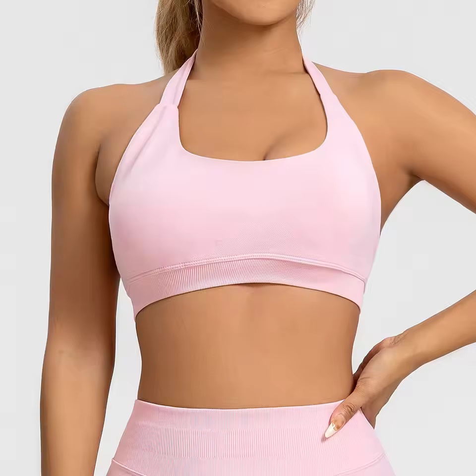 Sports Bra Women Seamless Halt - Plunge Bra Push Up review and price