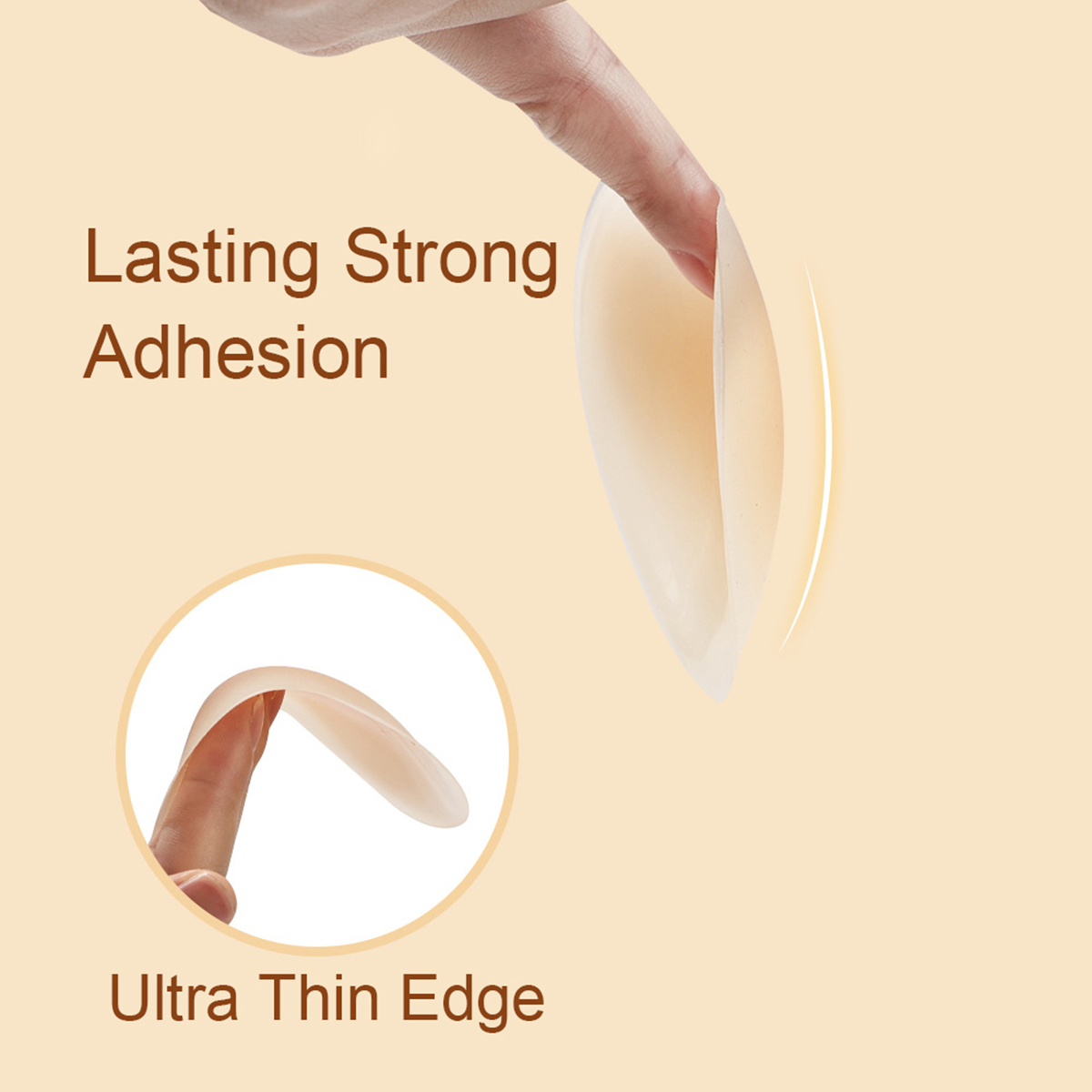 3Pairs Crescent Nipple Cover S - Push Up Bra Silicone review and price