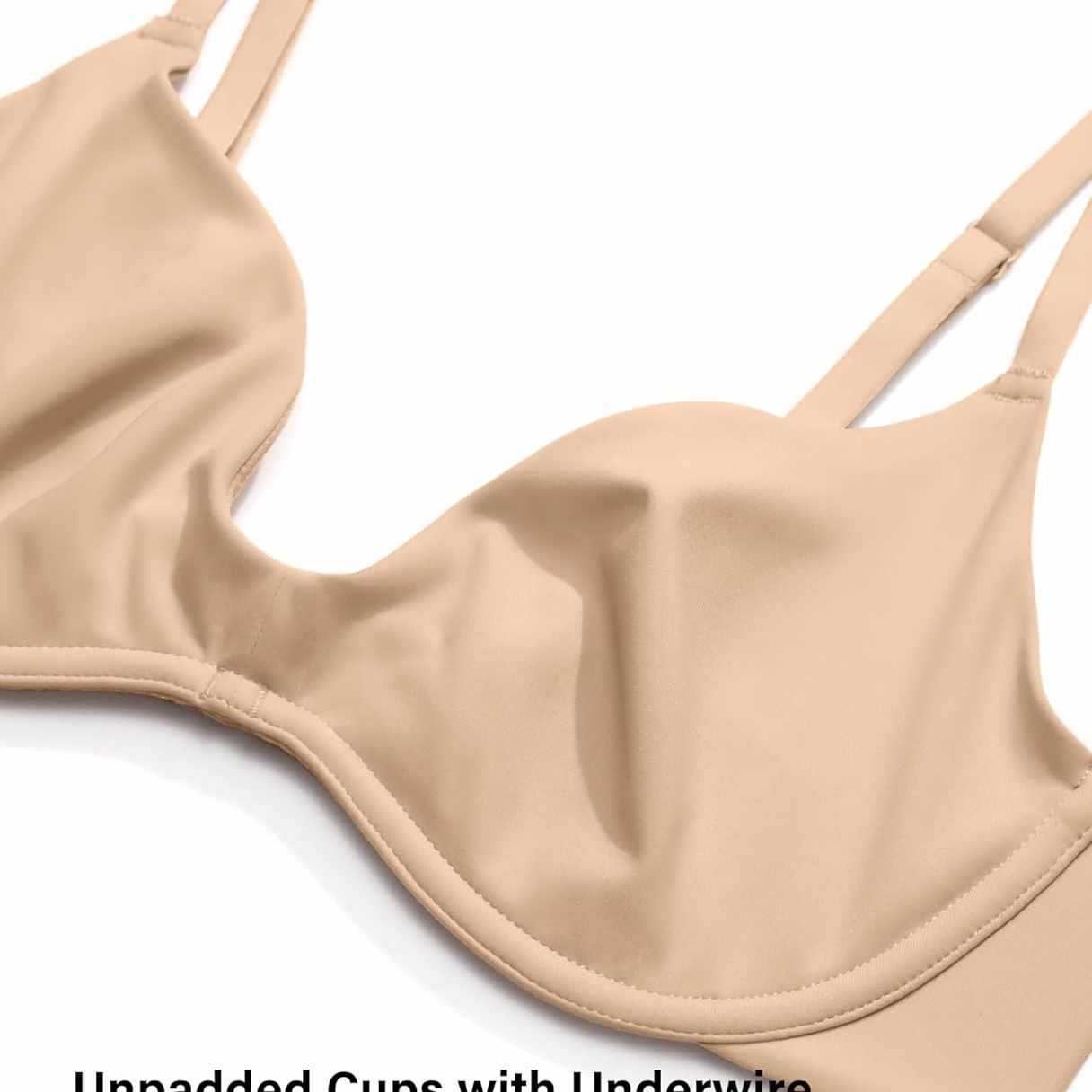 Women's Deep V Unpadded Seamle - Plunge Bra Push Up review and price