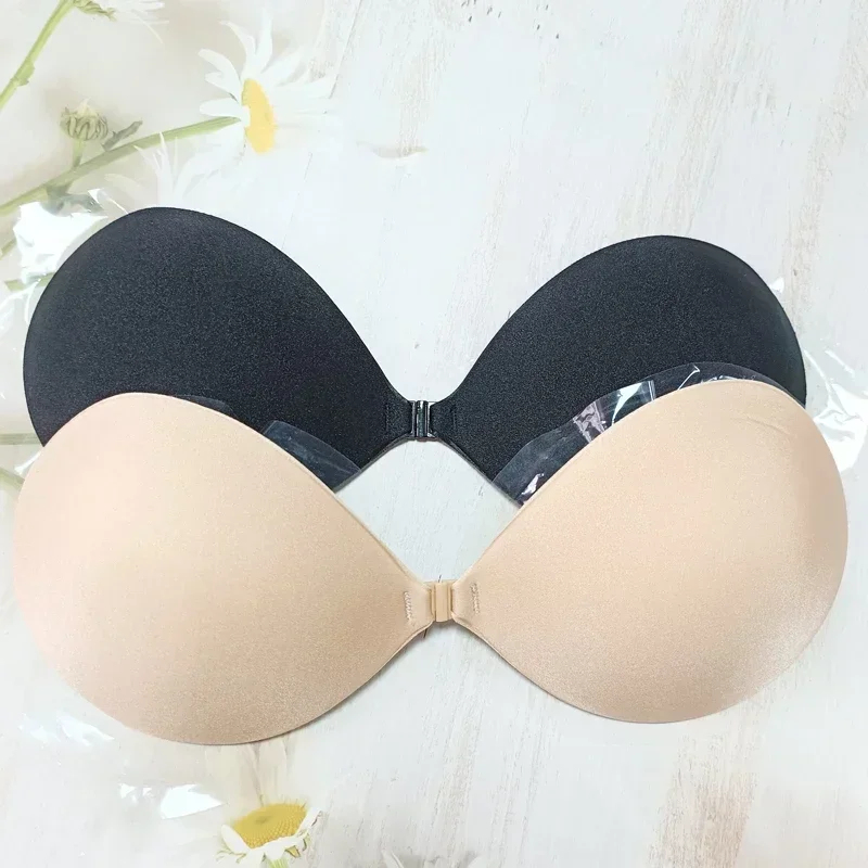 Women Sexy Strapless Bra Palm  - Push Up Bra Silicone review and price