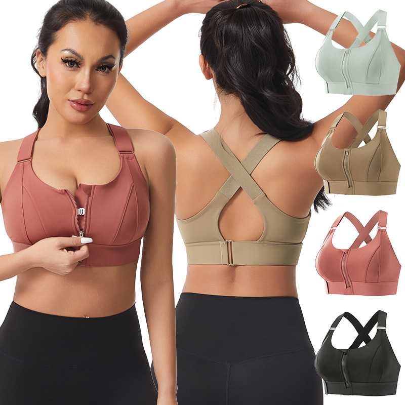 Women's High-Impact Sports Bra - Plunge Bra Push Up review and price