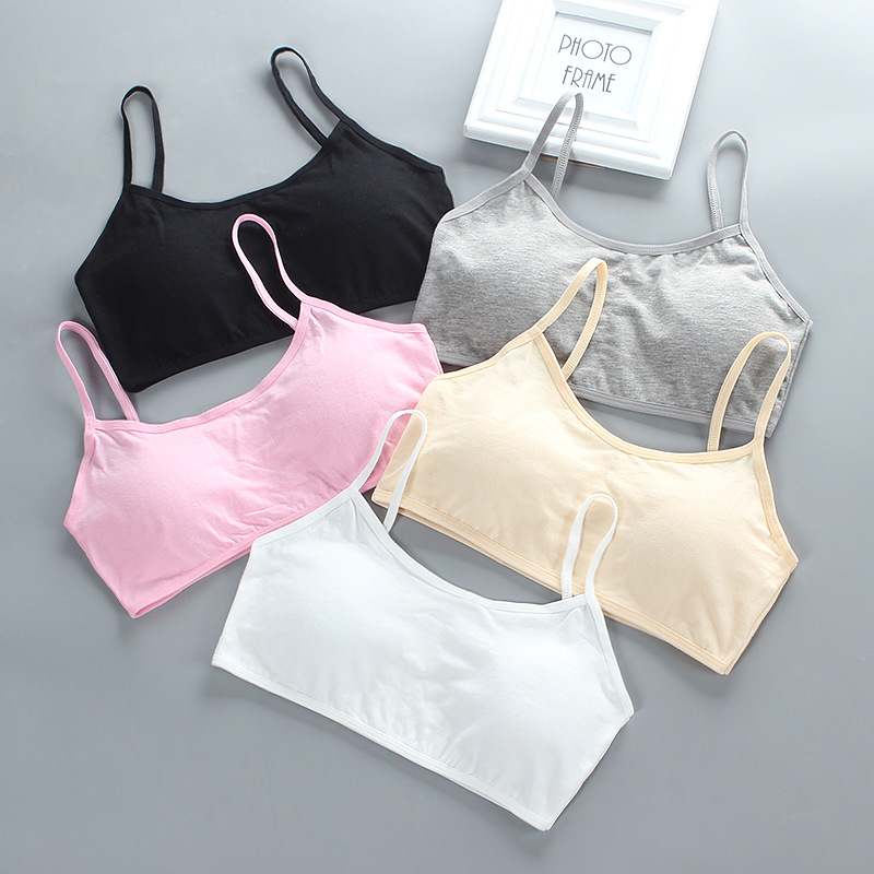 5pcs Teenage Girls Cotton Trai - Cotton Bra Everyday review and price