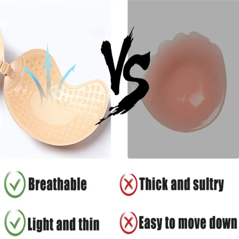1/2pc Invisible Push Up Bra Ba - Backless Bra Sticky review and price
