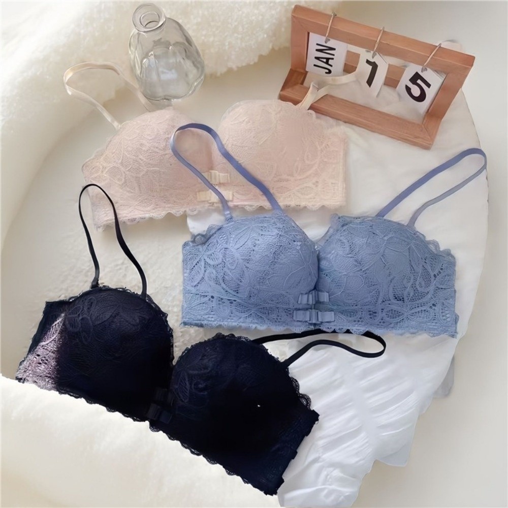 Comfortable Deep V Front Butto - Wirefree Bra Comfort review and price