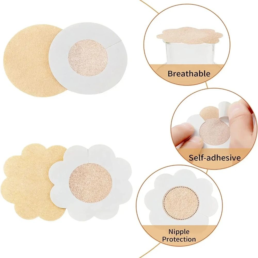 Non-woven Nipple Cover Sticker - Strapless Bra Adhesive review and price
