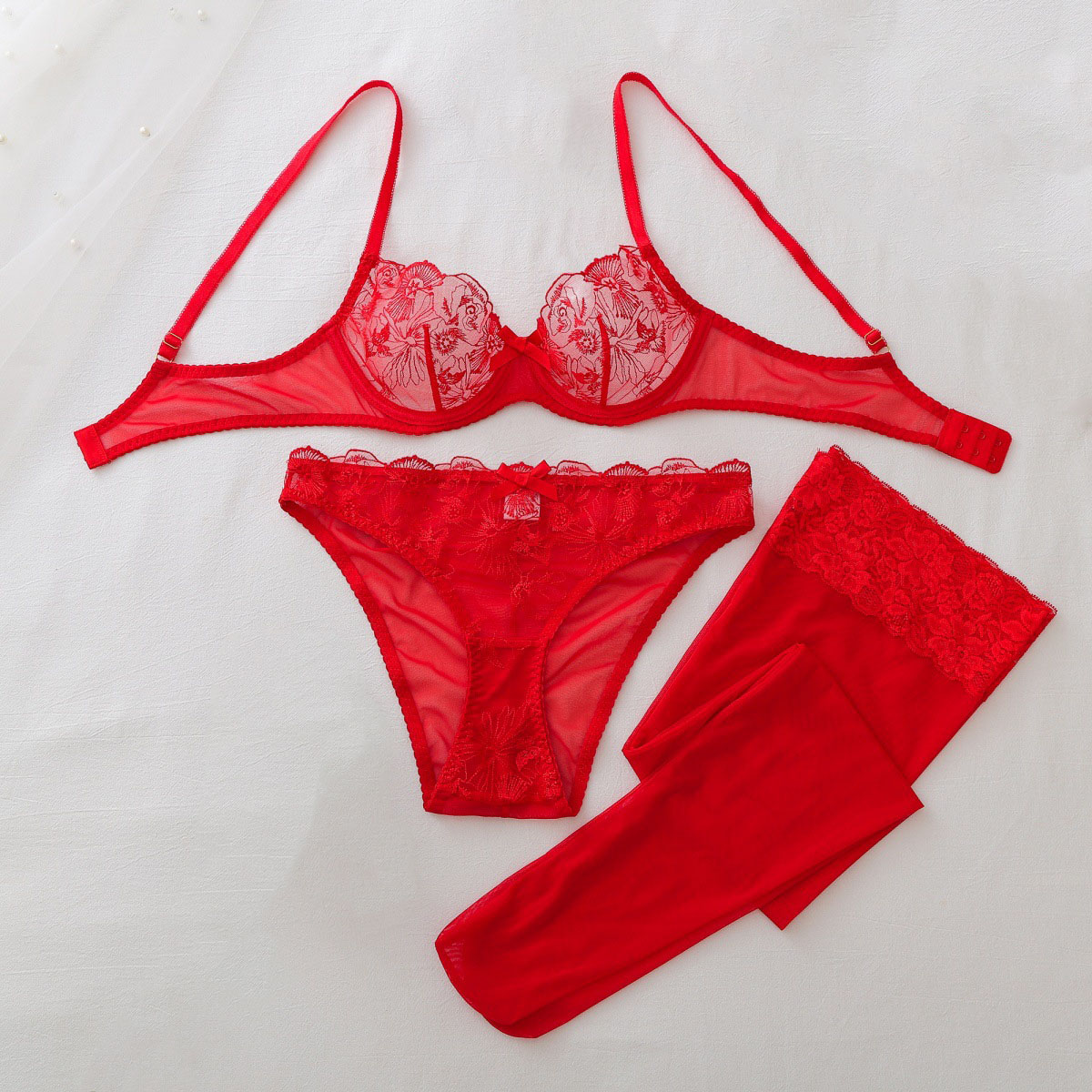 See Through Mesh Erotic set Wo - Sheer Bra Lace review and price