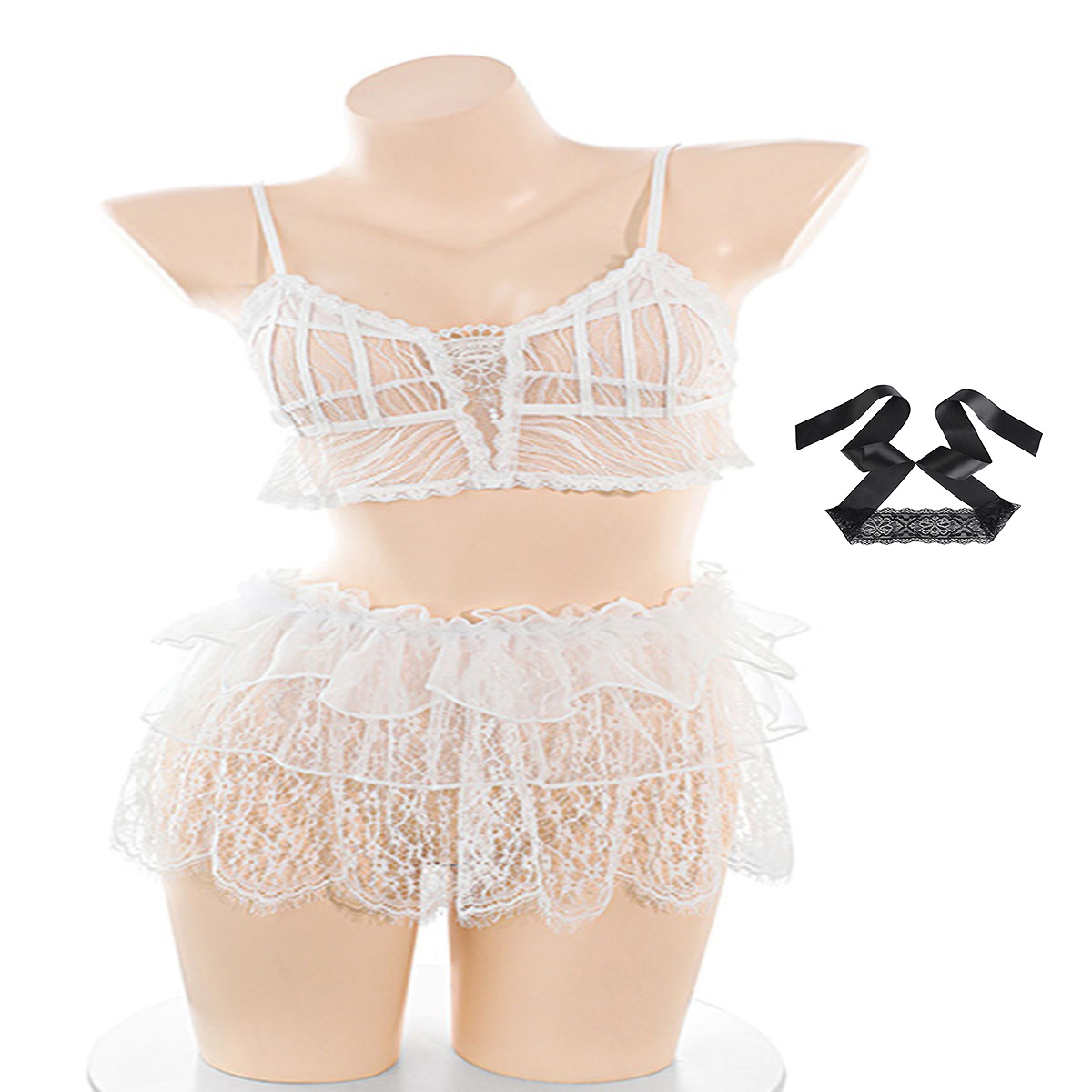 LISM Sweet Sheer Lace Lingerie - Lace Bralette Set review and price