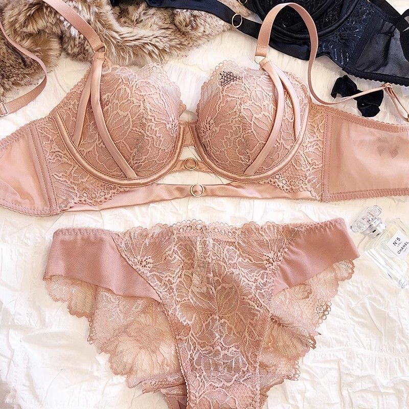 Sexy Hollow Lace Bra Set Large - Cotton Bra Everyday review and price