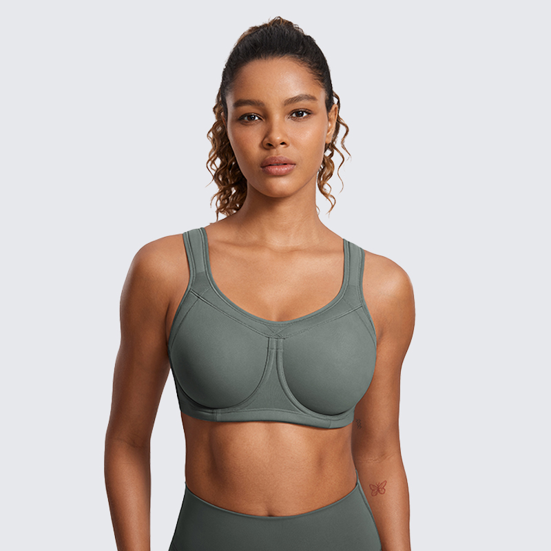 SYROKAN Women Sports bras High - Full Coverage Bra review and price